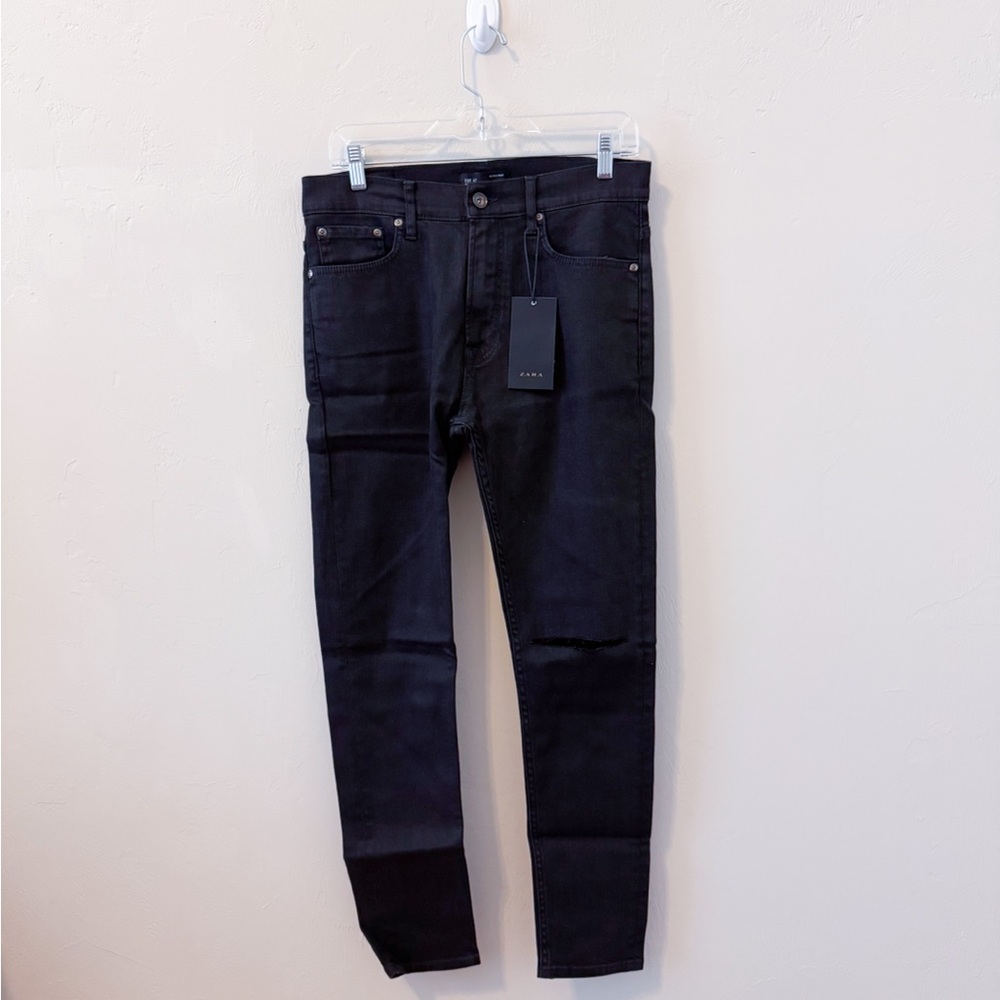 New Zara Men's Black Jeans